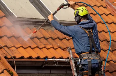 Démoussage et hydrofuge de toiture à Audes